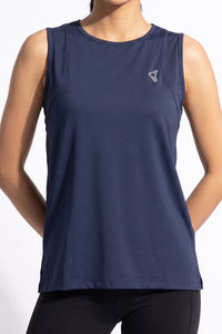 Zelocity Quick Dry Relaxed Tank Top - Naval Academy — thumbnail 4